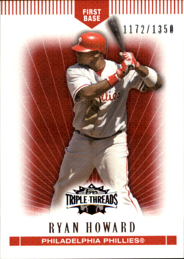 2007 Topps Triple Threads #10 Ryan Howard