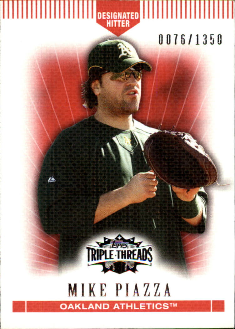 2007 Topps Triple Threads #36 Mike Piazza
