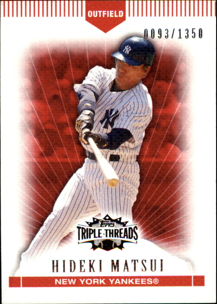 2007 Topps Triple Threads #53 Hideki Matsui