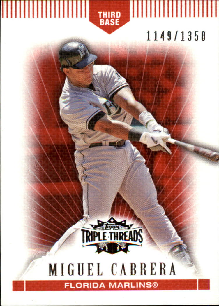 2007 Topps Triple Threads #74 Miguel Cabrera