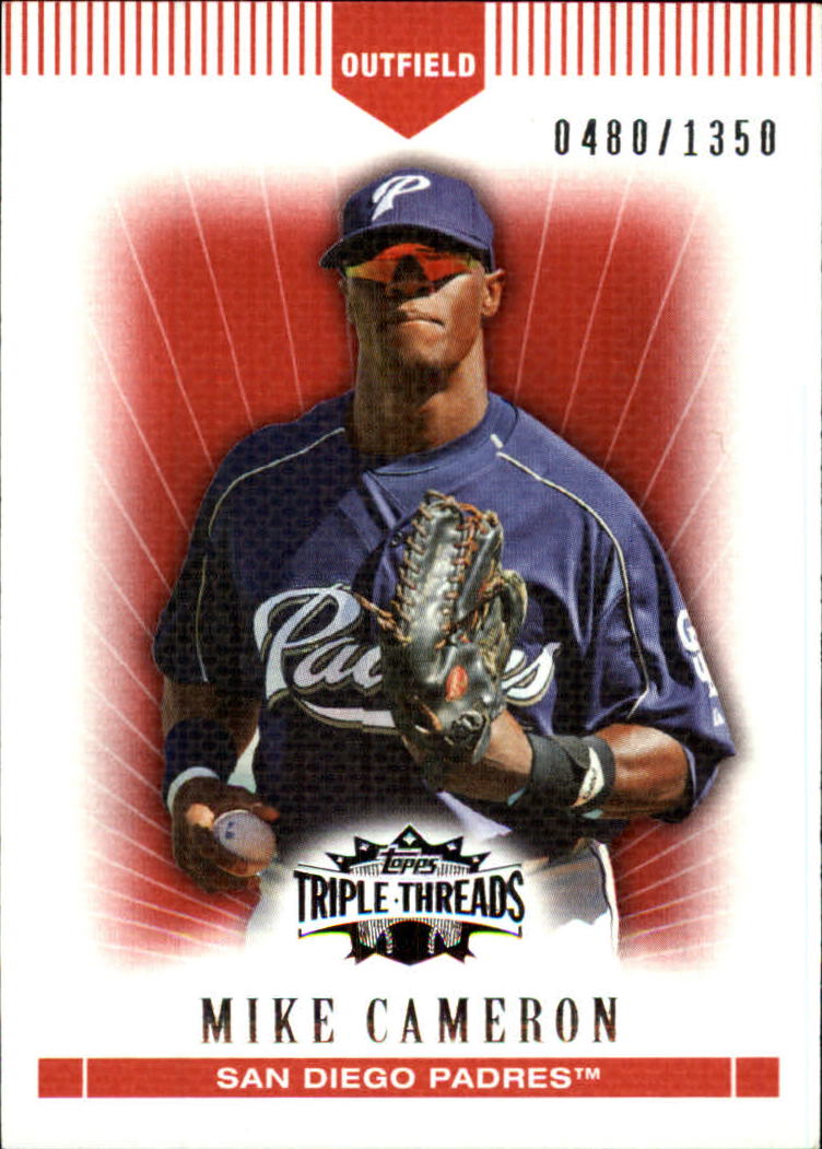 2007 Topps Triple Threads #89 Mike Cameron