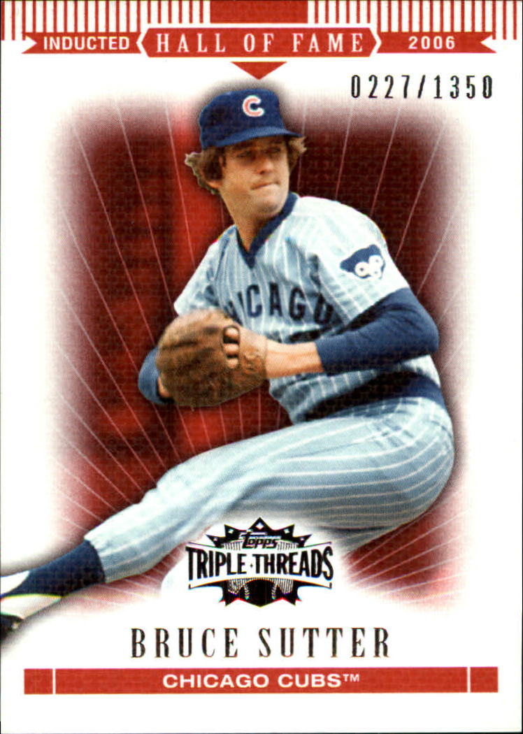2007 Topps Triple Threads #102 Bruce Sutter
