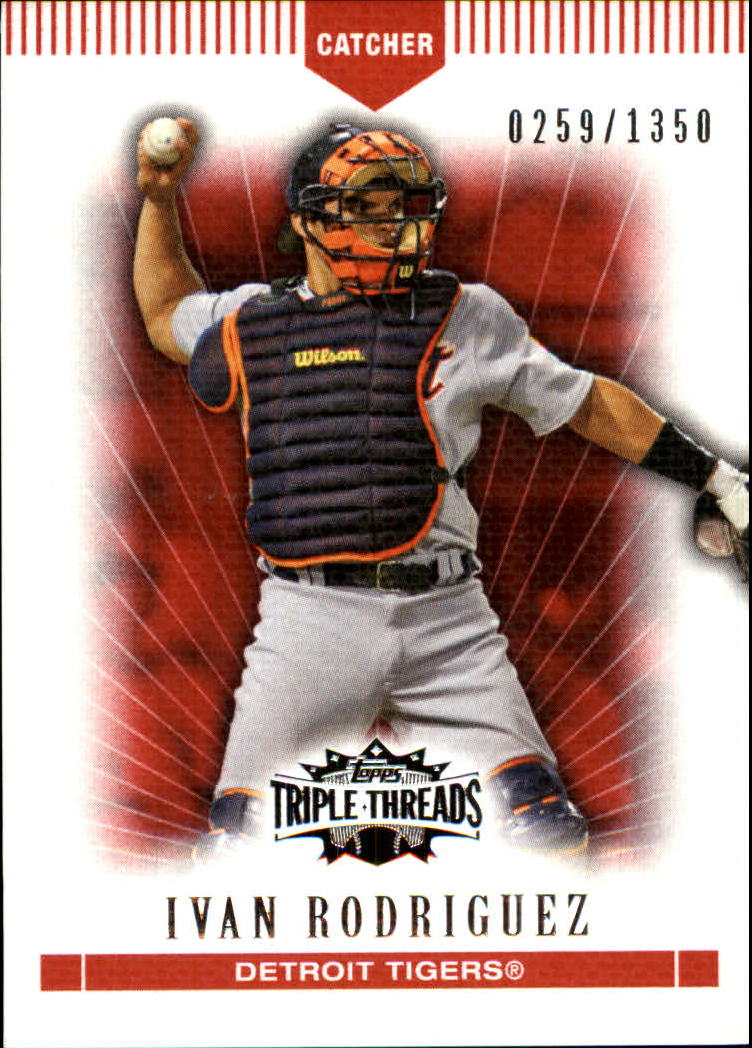 2007 Topps Triple Threads #123 Ivan Rodriguez