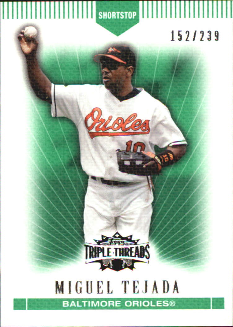 2007 Topps Triple Threads Baseball Card Pick (Inserts)