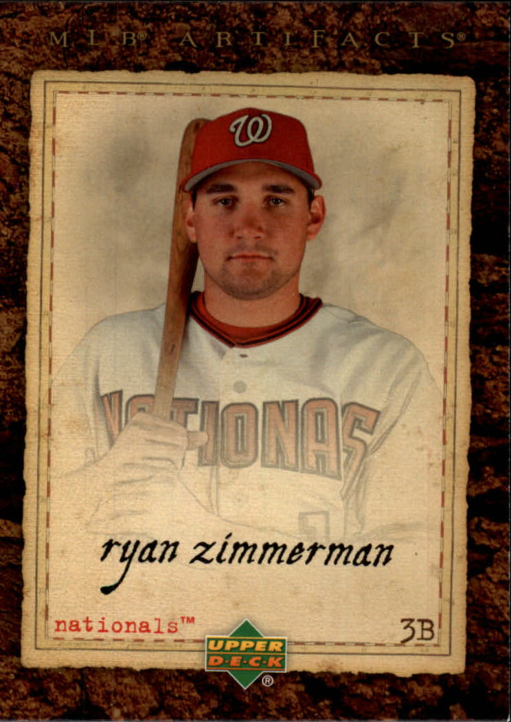 2007 Artifacts #70 Ryan Zimmerman