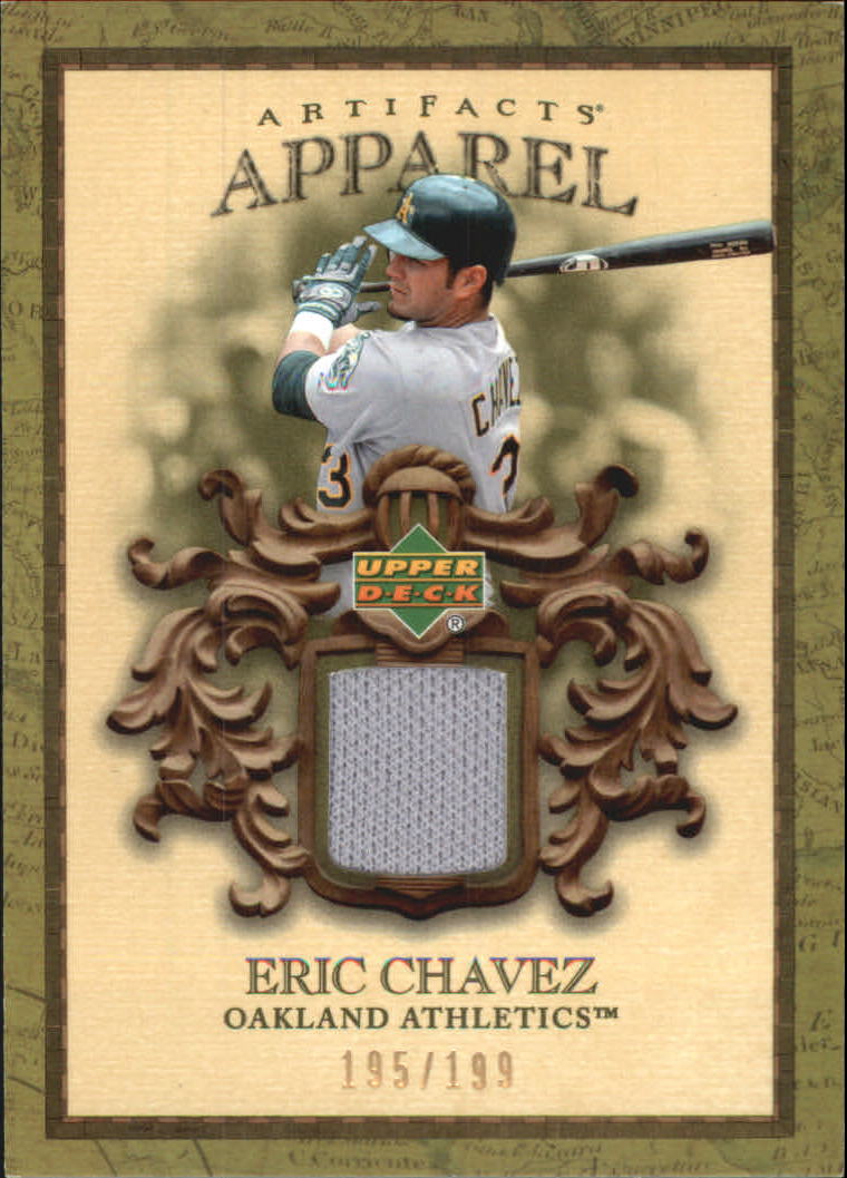2007 Artifacts MLB Apparel #EC Eric Chavez