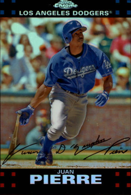 2007 Topps Chrome Refractors #125 Juan Pierre