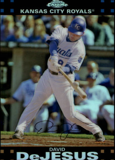 2007 Topps Chrome Refractors #237 David DeJesus