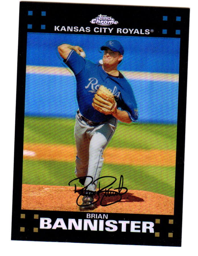 2007 Topps Chrome Refractors #246 Brian Bannister