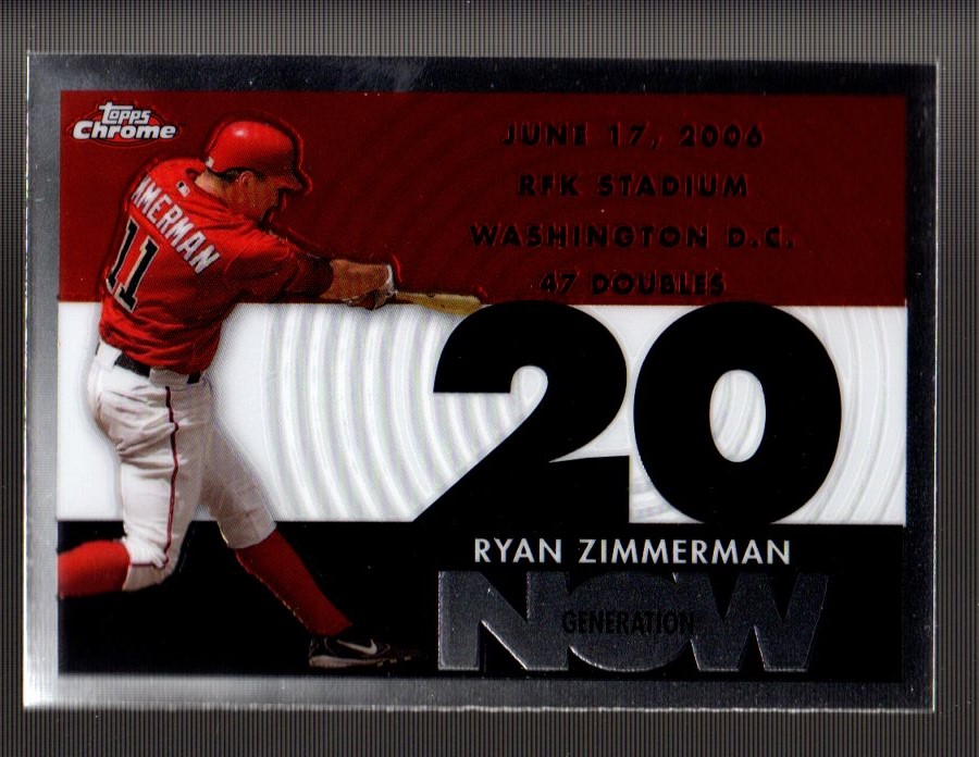 2007 Topps Chrome Generation Now #GN238 Ryan Zimmerman