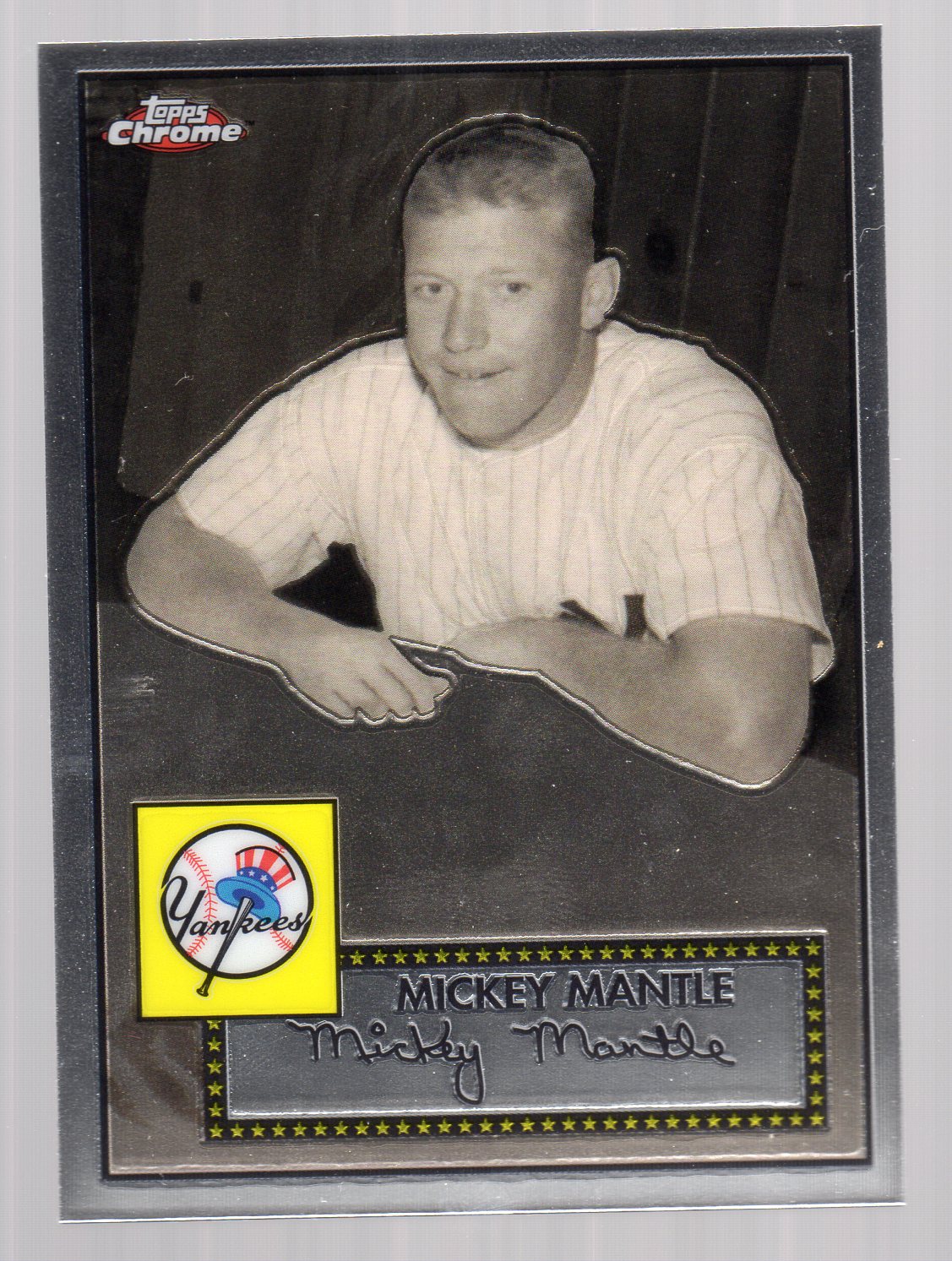 2007 Topps Chrome Mickey Mantle Story #MMS10 Mickey Mantle