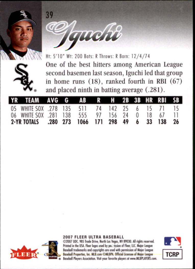 B5225- 2007 Ultra Baseball Card #s 1-250 +Rookies -You Pick- 15+ FREE US SHIP - Picture 63 of 321