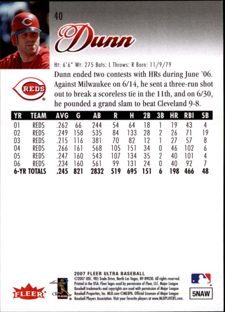 B5225- 2007 Ultra Baseball Karten #S 1-250 + Einsätze -du Pick- 15 + Kostenlose - Bild 65 von 362