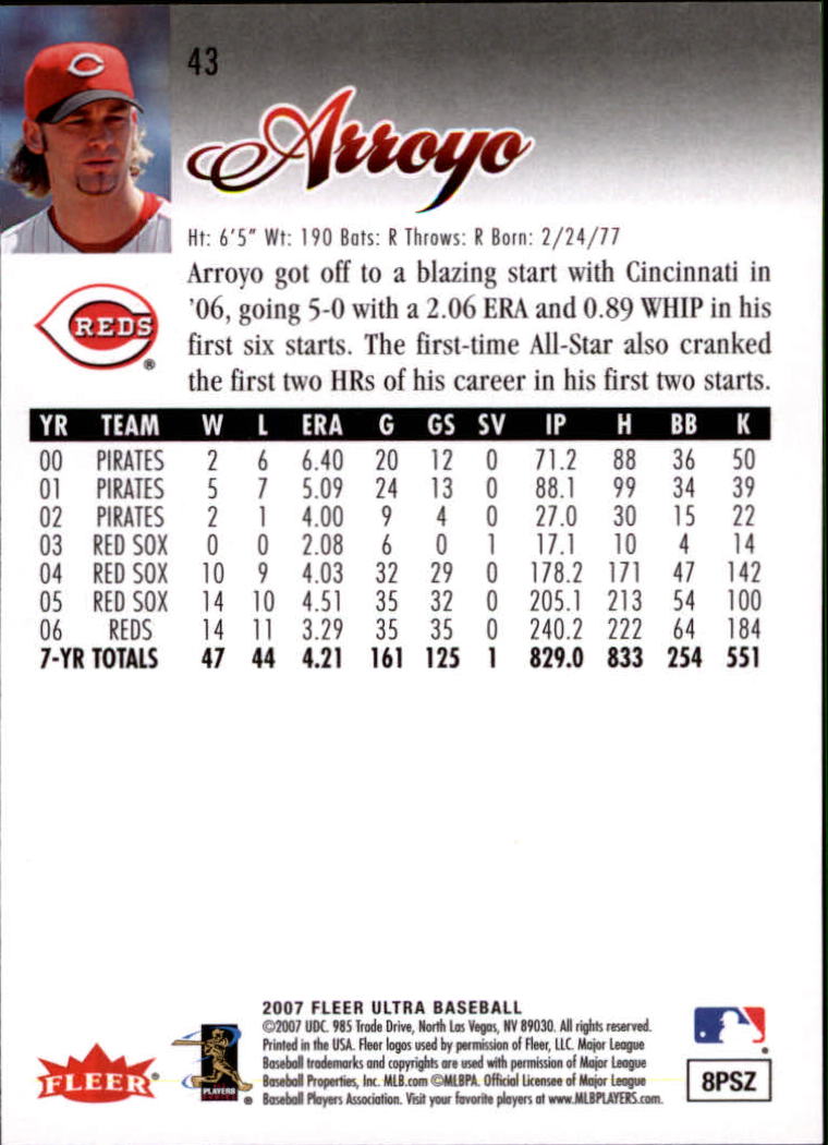 B5225- 2007 Ultra Baseball Card #s 1-250 +Rookies -You Pick- 15+ FREE US SHIP - Picture 69 of 321