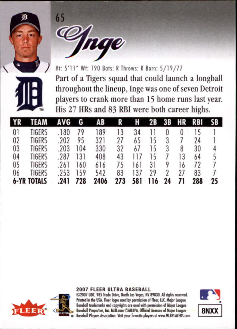 B5225- 2007 Ultra Baseball Card #s 1-250 +Rookies -You Pick- 15+ FREE US SHIP - Picture 97 of 321