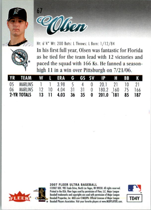 B5225- 2007 Ultra Baseball Karten #S 1-250 + Einsätze -du Pick- 15 + Kostenlose - Bild 99 von 362