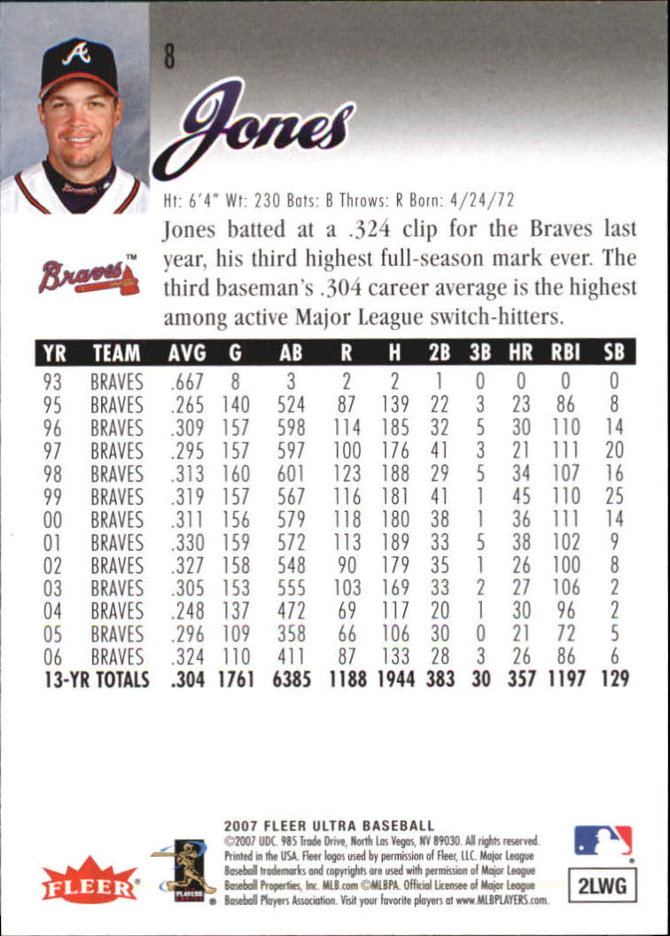 B5225- 2007 Ultra Baseball Retail Card #s 1-250 -You Pick- 15+ FREE US SHIP - Picture 17 of 492