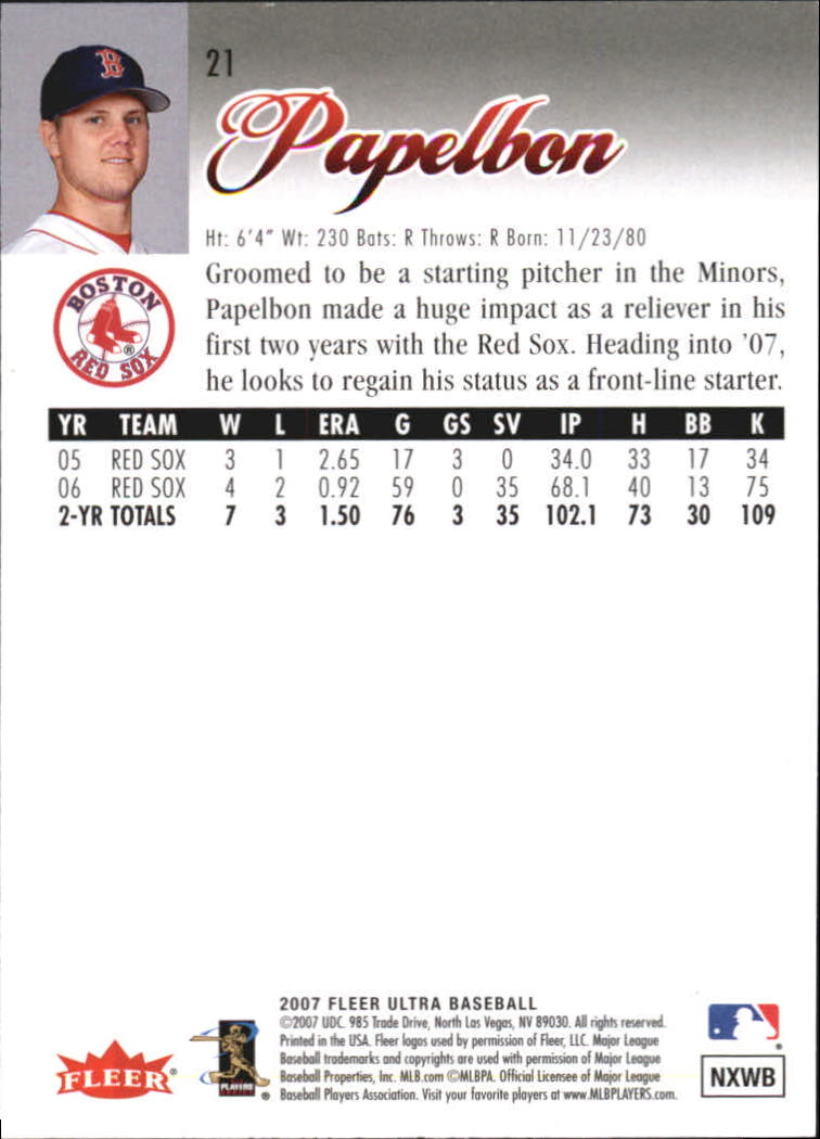 B5225- 2007 Ultra Baseball Retail Card #s 1-250 -You Pick- 15+ FREE US SHIP - Picture 37 of 492
