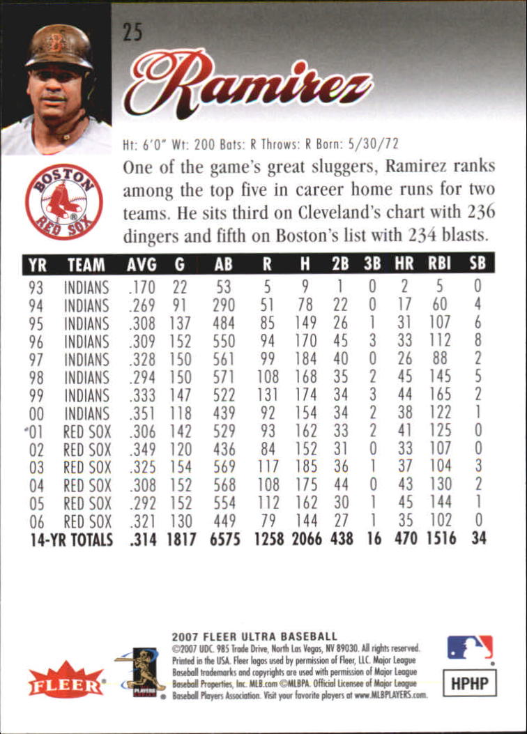 B5225- 2007 Ultra Baseball Retail Card #s 1-250 -You Pick- 15+ FREE US SHIP - Picture 45 of 492