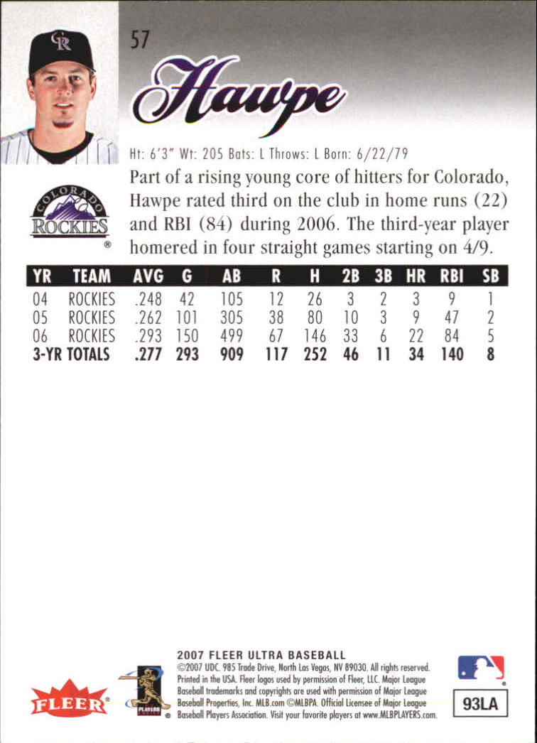 B5225- 2007 Ultra Baseball Retail Card #s 1-250 -You Pick- 15+ FREE US SHIP - Picture 109 of 492