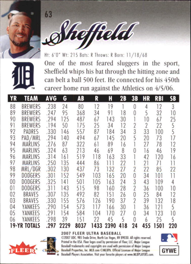 B5225- 2007 Ultra Baseball Retail Card #s 1-250 -You Pick- 15+ FREE US SHIP - Picture 121 of 492