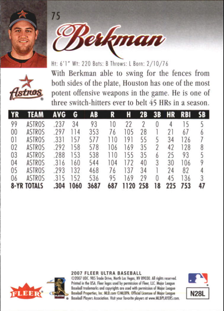 B5225- 2007 Ultra Baseball Retail Card #s 1-250 -You Pick- 15+ FREE US SHIP - Picture 145 of 492