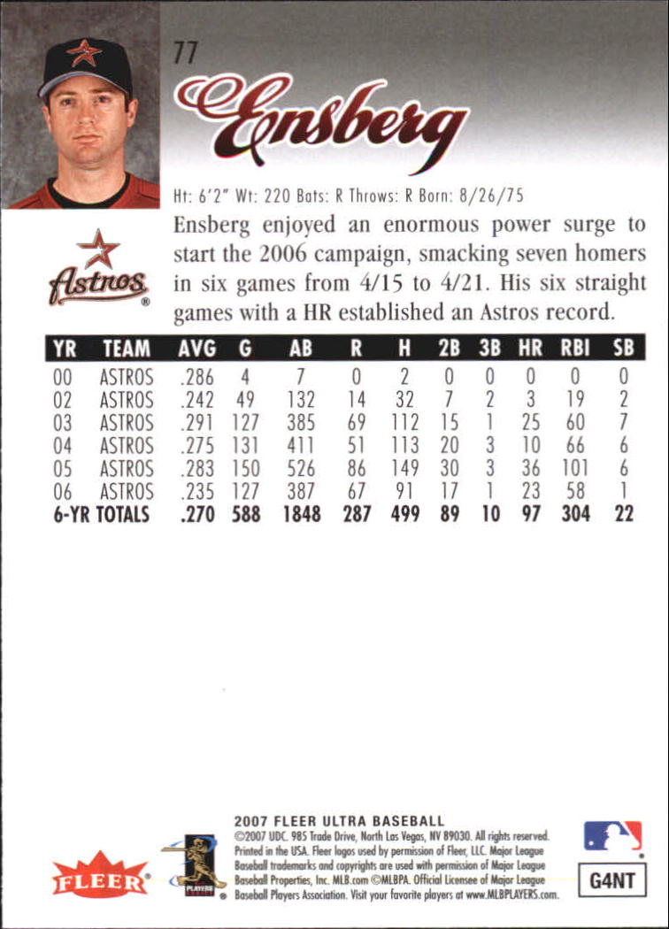 B5225- 2007 Ultra Baseball Retail Card #s 1-250 -You Pick- 15+ FREE US SHIP - Picture 149 of 492