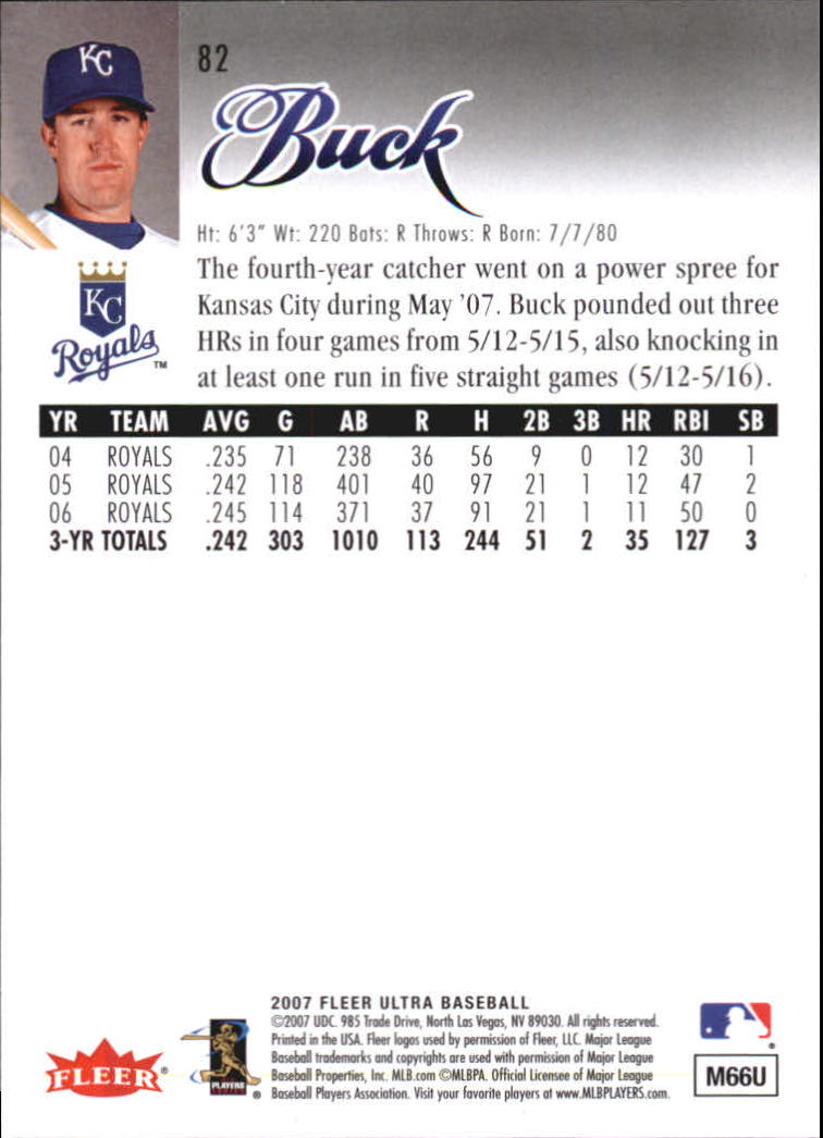 B5225- 2007 Ultra Baseball Retail Card #s 1-250 -You Pick- 15+ FREE US SHIP - Picture 159 of 492