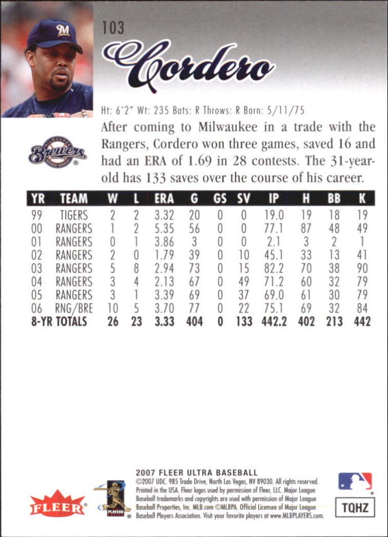 B5225- 2007 Ultra Baseball Retail Card #s 1-250 -You Pick- 15+ FREE US SHIP - Picture 201 of 492