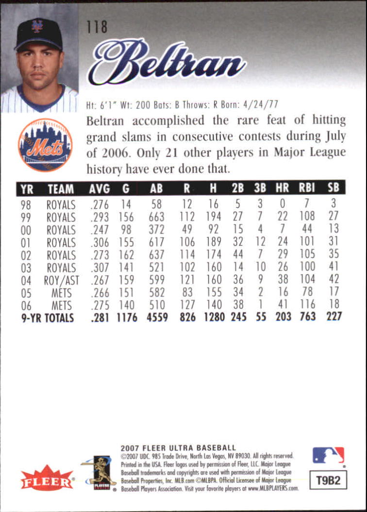 B5225- 2007 Ultra Baseball Retail Card #s 1-250 -You Pick- 15+ FREE US SHIP - Picture 231 of 492