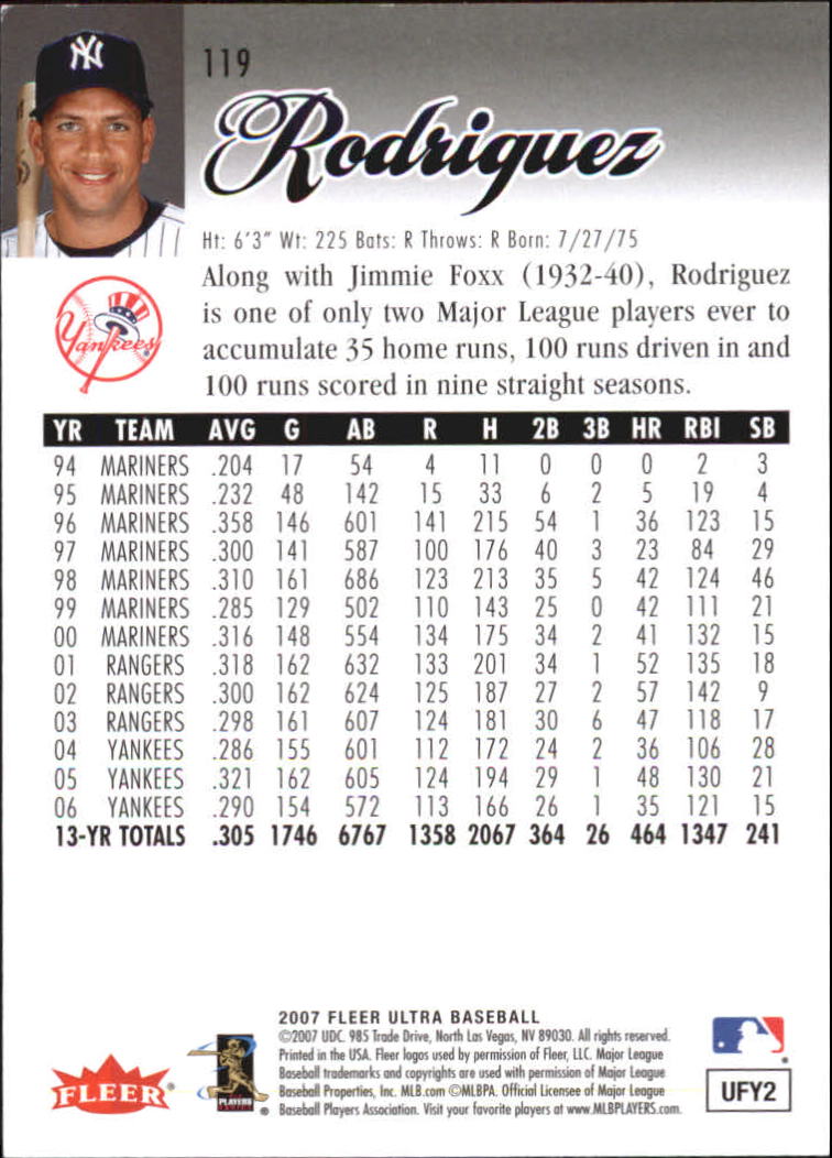 B5225- 2007 Ultra Baseball Retail Card #s 1-250 -You Pick- 15+ FREE US SHIP - Picture 233 of 492