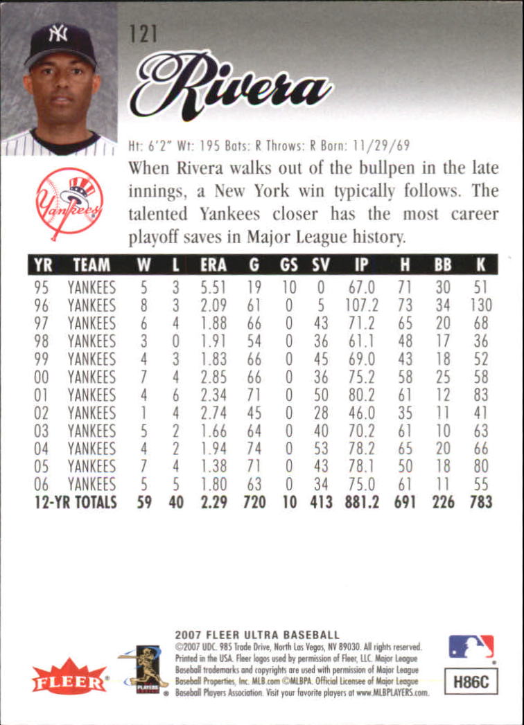 B5225- 2007 Ultra Baseball Retail Card #s 1-250 -You Pick- 15+ FREE US SHIP - Picture 237 of 492