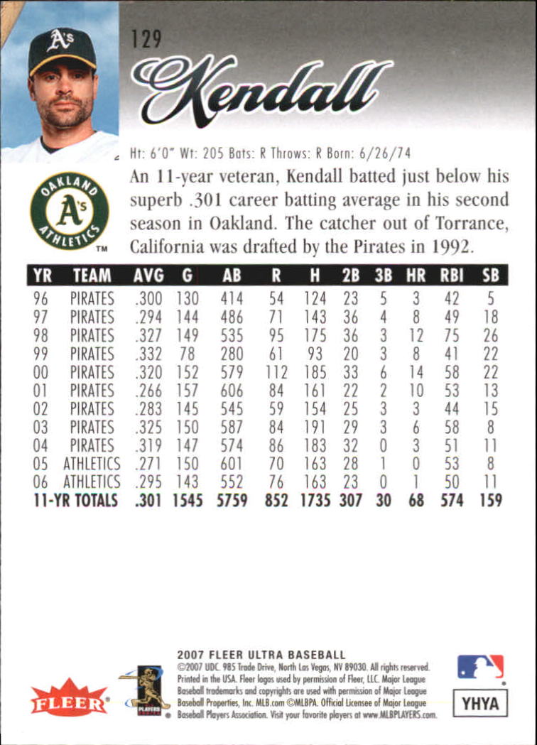 B5225- 2007 Ultra Baseball Retail Card #s 1-250 -You Pick- 15+ FREE US SHIP - Picture 253 of 492