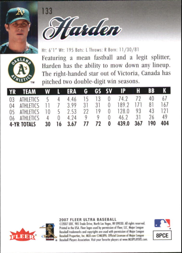 B5225- 2007 Ultra Baseball Retail Card #s 1-250 -You Pick- 15+ FREE US SHIP - Picture 261 of 492