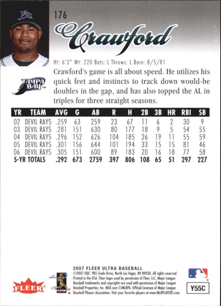 B5225- 2007 Ultra Baseball Retail Card #s 1-250 -You Pick- 15+ FREE US SHIP - Picture 347 of 492