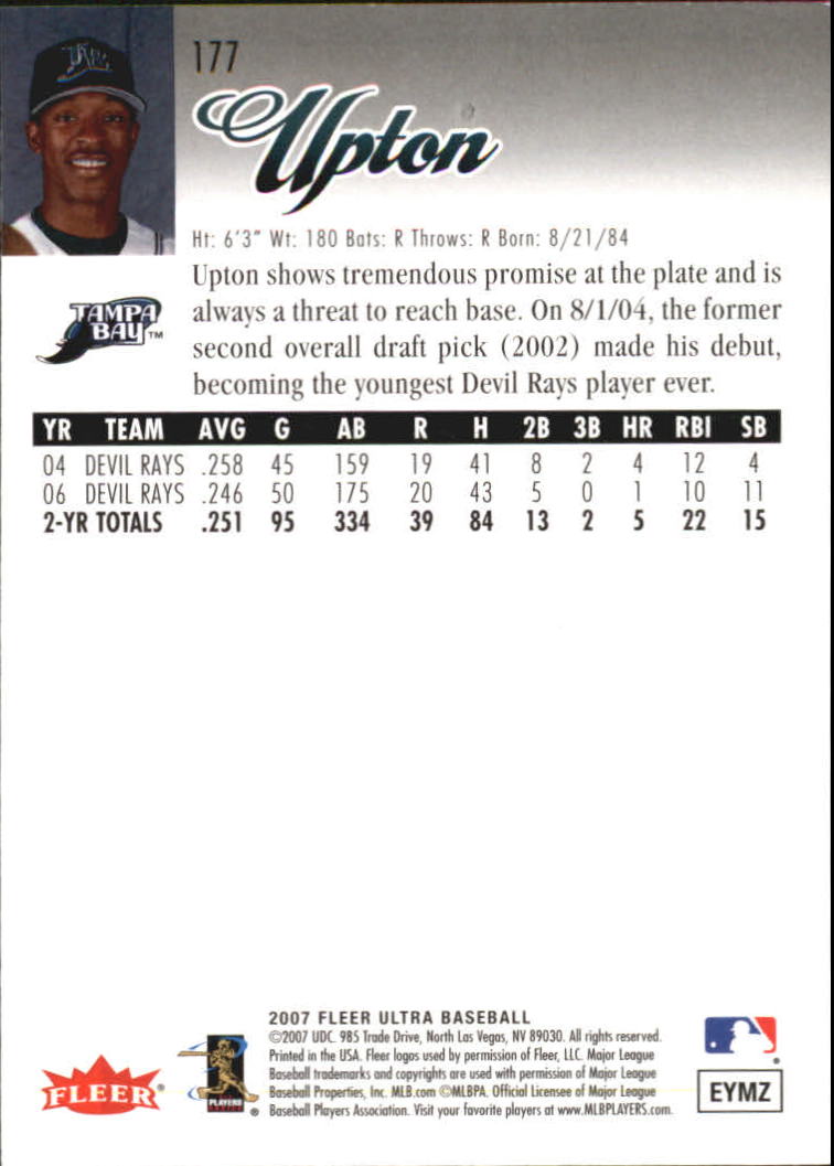 B5225- 2007 Ultra Baseball Retail Card #s 1-250 -You Pick- 15+ FREE US SHIP - Picture 349 of 492