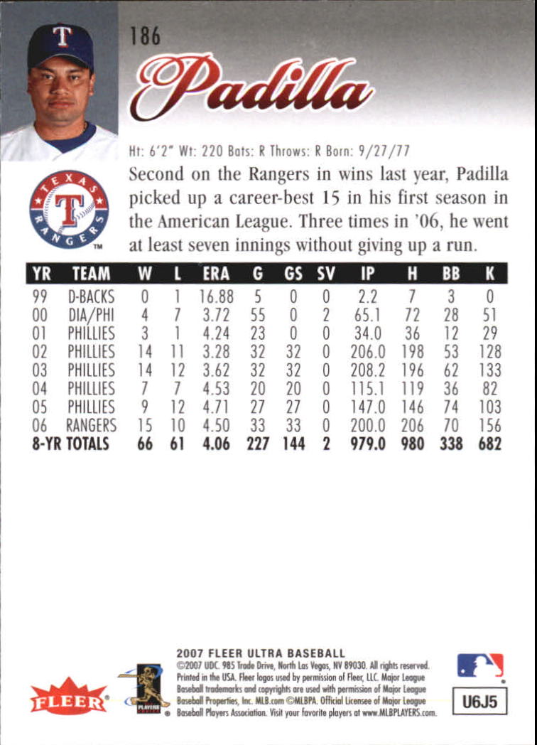 B5225- 2007 Ultra Baseball Retail Card #s 1-250 -You Pick- 15+ FREE US SHIP - Picture 367 of 492