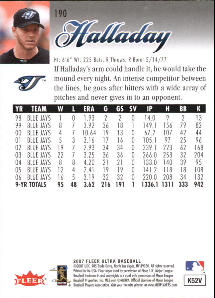 B5225- 2007 Ultra Baseball Retail Card #s 1-250 -You Pick- 15+ FREE US SHIP - Picture 375 of 492