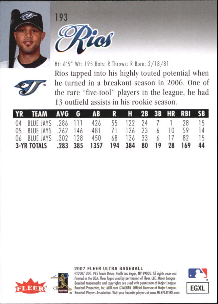 B5225- 2007 Ultra Baseball Retail Card #s 1-250 -You Pick- 15+ FREE US SHIP - Picture 381 of 492