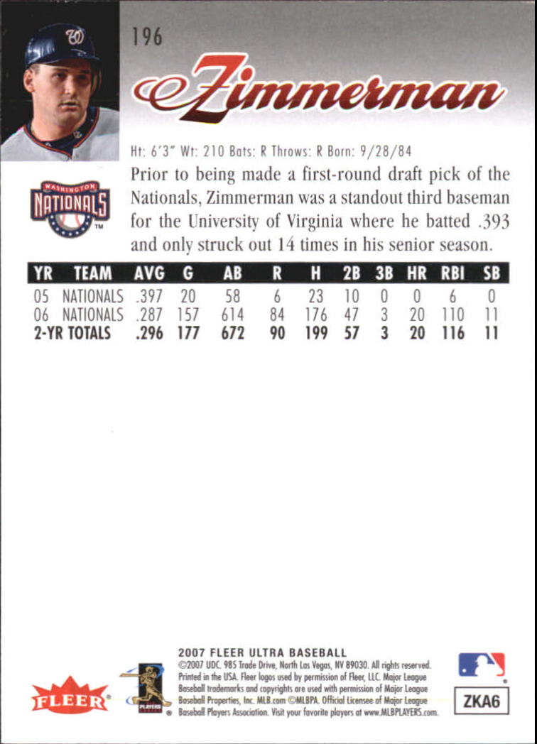 B5225- 2007 Ultra Baseball Retail Card #s 1-250 -You Pick- 15+ FREE US SHIP - Picture 387 of 492
