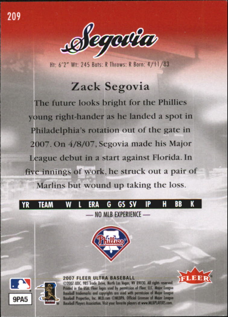 B5225- 2007 Ultra Baseball Retail Card #s 1-250 -You Pick- 15+ FREE US SHIP - Picture 413 of 492