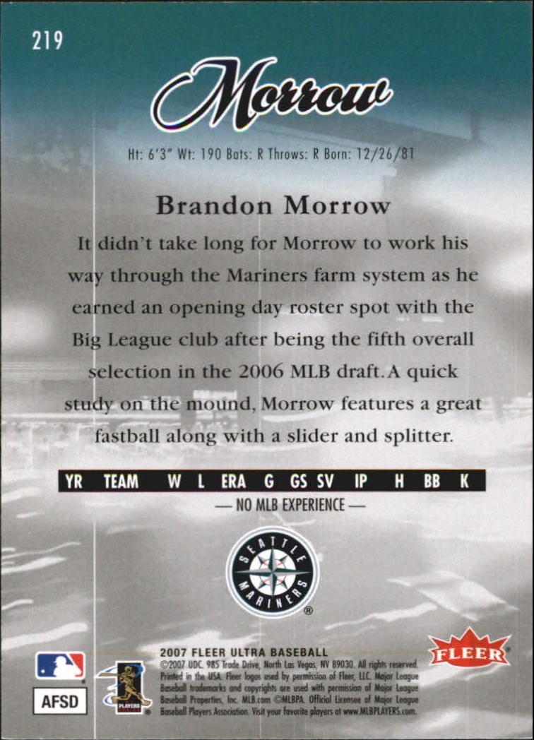 B5225- 2007 Ultra Baseball Retail Card #s 1-250 -You Pick- 15+ FREE US SHIP - Picture 433 of 492