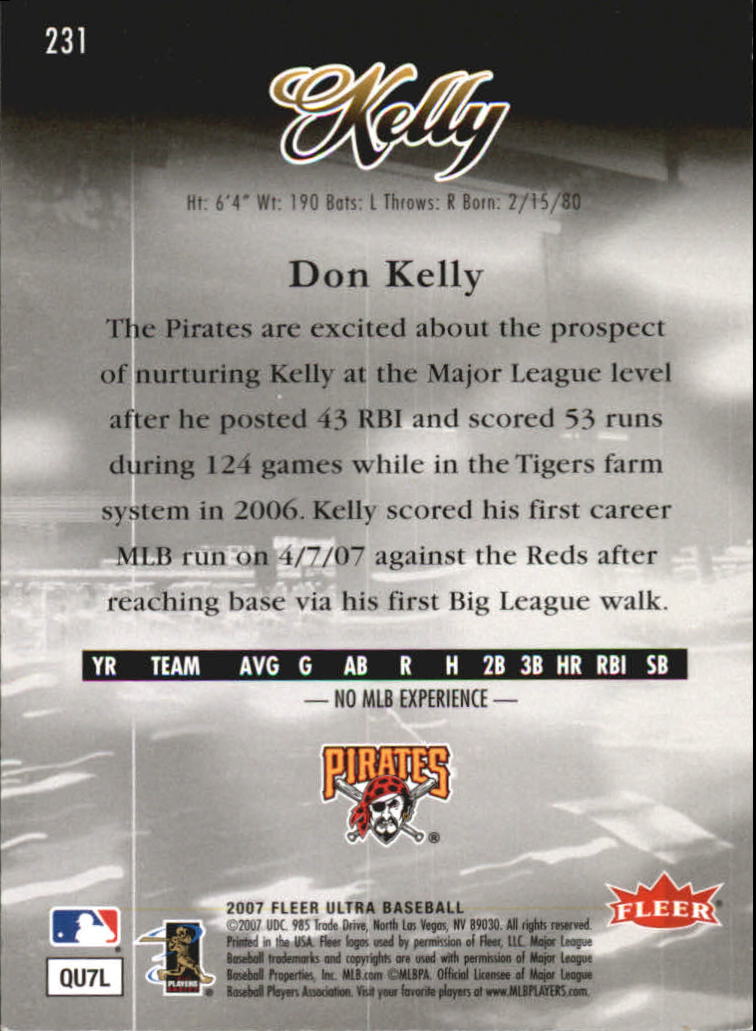 B5225- 2007 Ultra Baseball Retail Card #s 1-250 -You Pick- 15+ FREE US SHIP - Picture 455 of 492