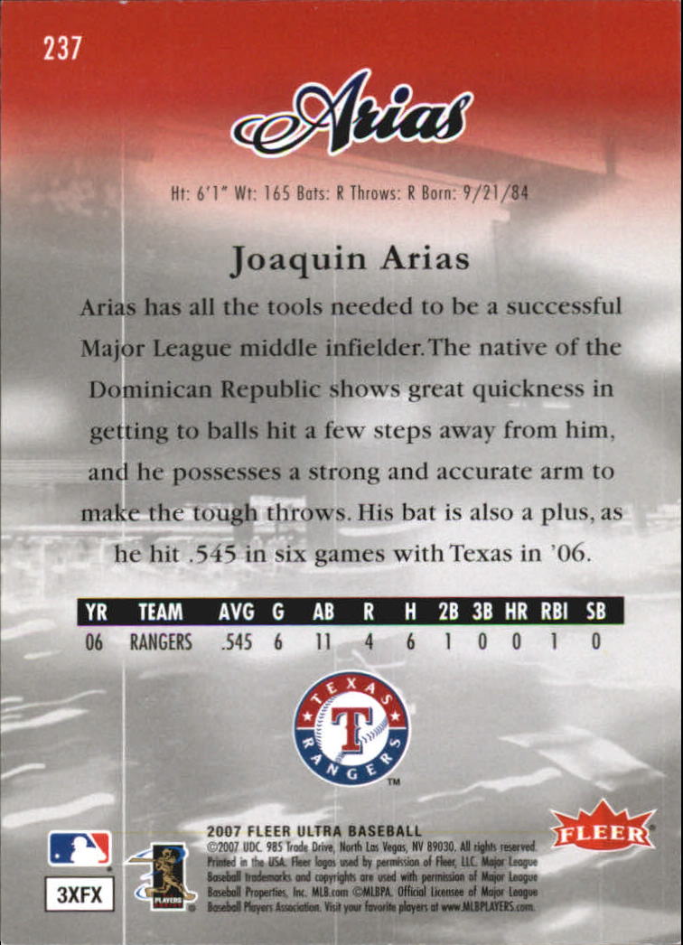B5225- 2007 Ultra Baseball Retail Card #s 1-250 -You Pick- 15+ FREE US SHIP - Picture 466 of 492
