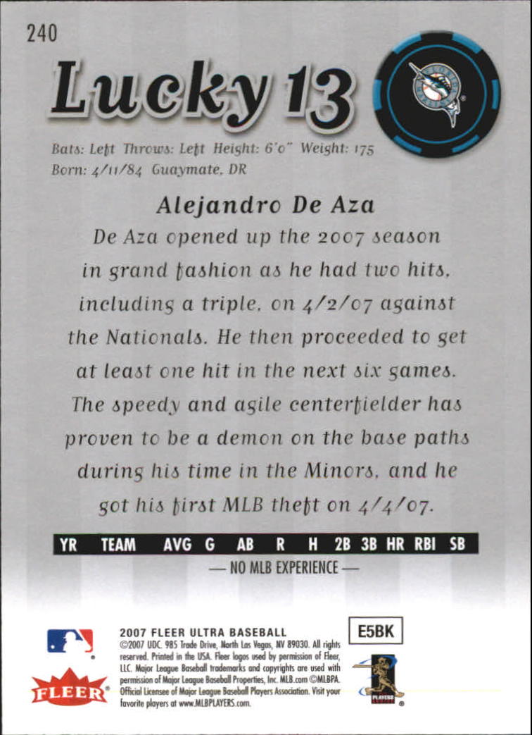 B5225- 2007 Ultra Baseball Retail Card #s 1-250 -You Pick- 15+ FREE US SHIP - Picture 472 of 492