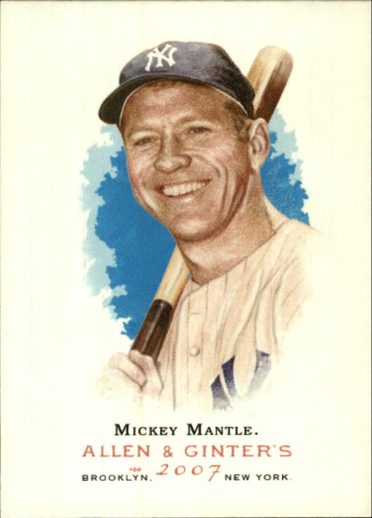 2007 Topps Allen and Ginter #7 Mickey Mantle