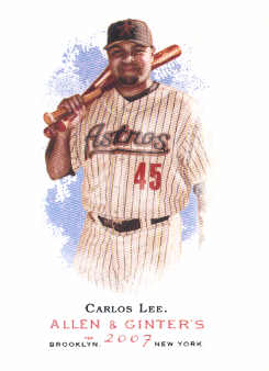 2007 Topps Allen and Ginter #152 Carlos Lee SP