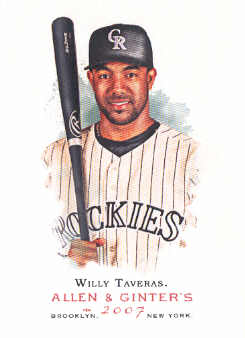 2007 Topps Allen and Ginter #153 Willy Taveras