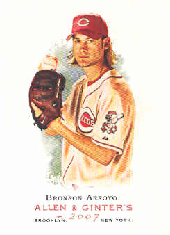 2007 Topps Allen and Ginter #176 Bronson Arroyo
