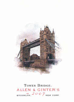 2007 Topps Allen and Ginter #192 Tower Bridge
